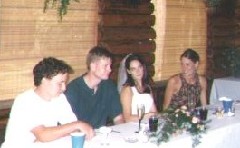Chris Wheeler, Family, Friends, Katherine (Kat) McDougal Wheeler McCandless, Wedding reception